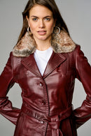 Mathilda Women's Leather Jacket | Derimod Mathilda Women's Leather Jacket | Derimod