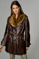 New Alexandra Women's Leather Jacket | Derimod New Alexandra Women's Leather Jacket | Derimod