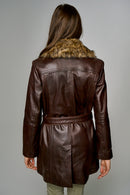 New Alexandra Women's Leather Jacket | Derimod New Alexandra Women's Leather Jacket | Derimod