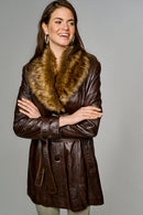 New Alexandra Women's Leather Jacket | Derimod New Alexandra Women's Leather Jacket | Derimod