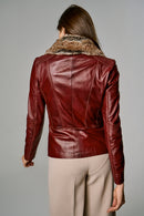 Rebecca Women's Leather Jacket | Derimod Rebecca Women's Leather Jacket | Derimod
