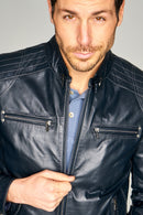 MAXIM MEN'S LEATHER JACKET | Derimod MAXIM MEN'S LEATHER JACKET | Derimod