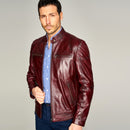 MAXIM MEN'S LEATHER JACKET | Derimod MAXIM MEN'S LEATHER JACKET | Derimod