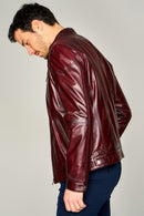 MAXIM MEN'S LEATHER JACKET | Derimod MAXIM MEN'S LEATHER JACKET | Derimod