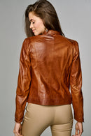 Darling Women's Leather Jacket | Derimod Darling Women's Leather Jacket | Derimod