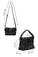 Women's Black Quilted Crossbody Bag | Derimod Women's Black Quilted Crossbody Bag | Derimod