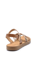 Women's Snakeskin Patterned Sandals | Derimod Women's Snakeskin Patterned Sandals | Derimod