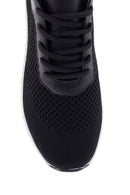 Kadın Siyah Kalın Tabanlı Kumaş Sneaker | Derimod Kadın Siyah Kalın Tabanlı Kumaş Sneaker | Derimod