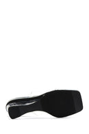 Women's Transparent Heeled Slippers | Derimod Women's Transparent Heeled Slippers | Derimod