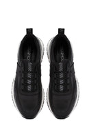 Men's Black Lace-up Leather Sneaker | Derimod Men's Black Lace-up Leather Sneaker | Derimod