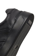 Erkek Siyah Bağcıklı Kalın Tabanlı Deri Sneaker | Derimod Erkek Siyah Bağcıklı Kalın Tabanlı Deri Sneaker | Derimod