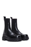 Women's Black Leather Chelsea Boots | Derimod Women's Black Leather Chelsea Boots | Derimod