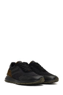 Erkek Yeşil Bağcıklı Deri Sneaker | Derimod Erkek Yeşil Bağcıklı Deri Sneaker | Derimod