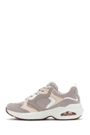 Skechers Women's White M - Uno Lace-Up Sports Sneaker | Derimod Skechers Women's White M - Uno Lace-Up Sports Sneaker | Derimod