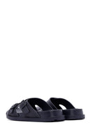 Men's Navy Blue Slippers | Derimod Men's Navy Blue Slippers | Derimod