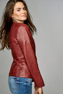 Sarah Women's Leather Jacket | Derimod Sarah Women's Leather Jacket | Derimod