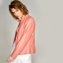 Janet Women's Leather Jacket | Derimod Janet Women's Leather Jacket | Derimod