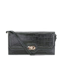 Croco Green Women's Leather Bag | Derimod Croco Green Women's Leather Bag | Derimod