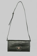 Croco Green Women's Leather Bag | Derimod Croco Green Women's Leather Bag | Derimod