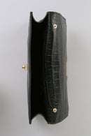 Croco Green Women's Leather Bag | Derimod Croco Green Women's Leather Bag | Derimod