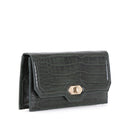 Croco Green Women's Leather Bag | Derimod Croco Green Women's Leather Bag | Derimod