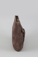 Mink Suede Women's Leather Portfolio | Derimod Mink Suede Women's Leather Portfolio | Derimod