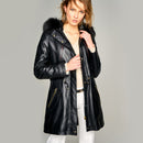 Whitney Women's Leather Jacket | Derimod Whitney Women's Leather Jacket | Derimod