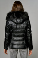 Blanch Women's Leather Jacket | Derimod Blanch Women's Leather Jacket | Derimod