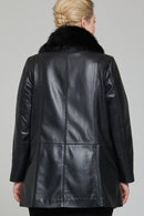 Longchamp Women's Leather Jacket | Derimod Longchamp Women's Leather Jacket | Derimod