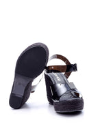 Women's Transparent Strappy Wedge Heeled Sandals | Derimod Women's Transparent Strappy Wedge Heeled Sandals | Derimod