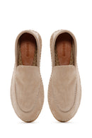 Men's Beige Suede Espadrilles | Derimod Men's Beige Suede Espadrilles | Derimod