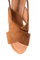 Women's Wedge Heeled Suede Sandals | Derimod Women's Wedge Heeled Suede Sandals | Derimod
