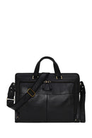 Male Black Long Strap Leather Briefcase | Derimod Male Black Long Strap Leather Briefcase | Derimod