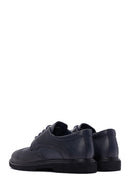 Men's Navy Blue Leather Classic Shoes | Derimod Men's Navy Blue Leather Classic Shoes | Derimod