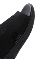 Geox Women's Black D Spherica Ec5 Flat Sandals | Derimod Geox Women's Black D Spherica Ec5 Flat Sandals | Derimod