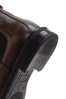 Men's Brown Chelsea Casual Leather Boots | Derimod Men's Brown Chelsea Casual Leather Boots | Derimod