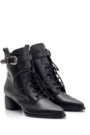 Women's Heeled Leather Boots | Derimod Women's Heeled Leather Boots | Derimod