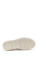 Women's Beige Leather Tassel Loafer | Derimod Women's Beige Leather Tassel Loafer | Derimod