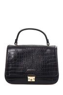 Crocodile Patterned Women's Bag | Derimod Crocodile Patterned Women's Bag | Derimod