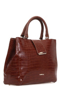 Crocodile Patterned Women's Bag | Derimod Crocodile Patterned Women's Bag | Derimod