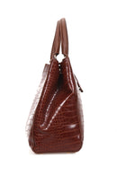 Crocodile Patterned Women's Bag | Derimod Crocodile Patterned Women's Bag | Derimod
