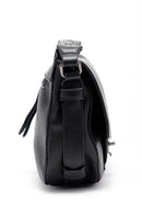 Women's Black Faux Leather Shoulder Bag | Derimod Women's Black Faux Leather Shoulder Bag | Derimod