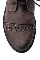 Women's Suede Studded Detailed Boots | Derimod Women's Suede Studded Detailed Boots | Derimod