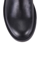 Women's Leather Boots with Studs and Buckle Detail | Derimod Women's Leather Boots with Studs and Buckle Detail | Derimod
