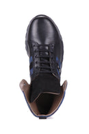 Camouflage Pattern Men's Leather Boots | Derimod Camouflage Pattern Men's Leather Boots | Derimod