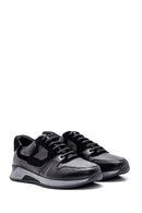 Men's Leather Suede Detailed Sneaker | Derimod Men's Leather Suede Detailed Sneaker | Derimod