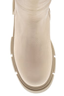 Women's Leather Thick Sole Boots | Derimod Women's Leather Thick Sole Boots | Derimod