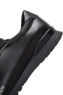 Erkek Siyah Deri Casual Sneaker | Derimod Erkek Siyah Deri Casual Sneaker | Derimod