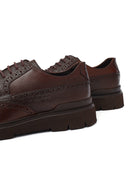 Men's Brown Lace Up Leather Casual Shoes | Derimod Men's Brown Lace Up Leather Casual Shoes | Derimod