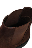 Male Brown Suede Chelsea Boots | Derimod Male Brown Suede Chelsea Boots | Derimod